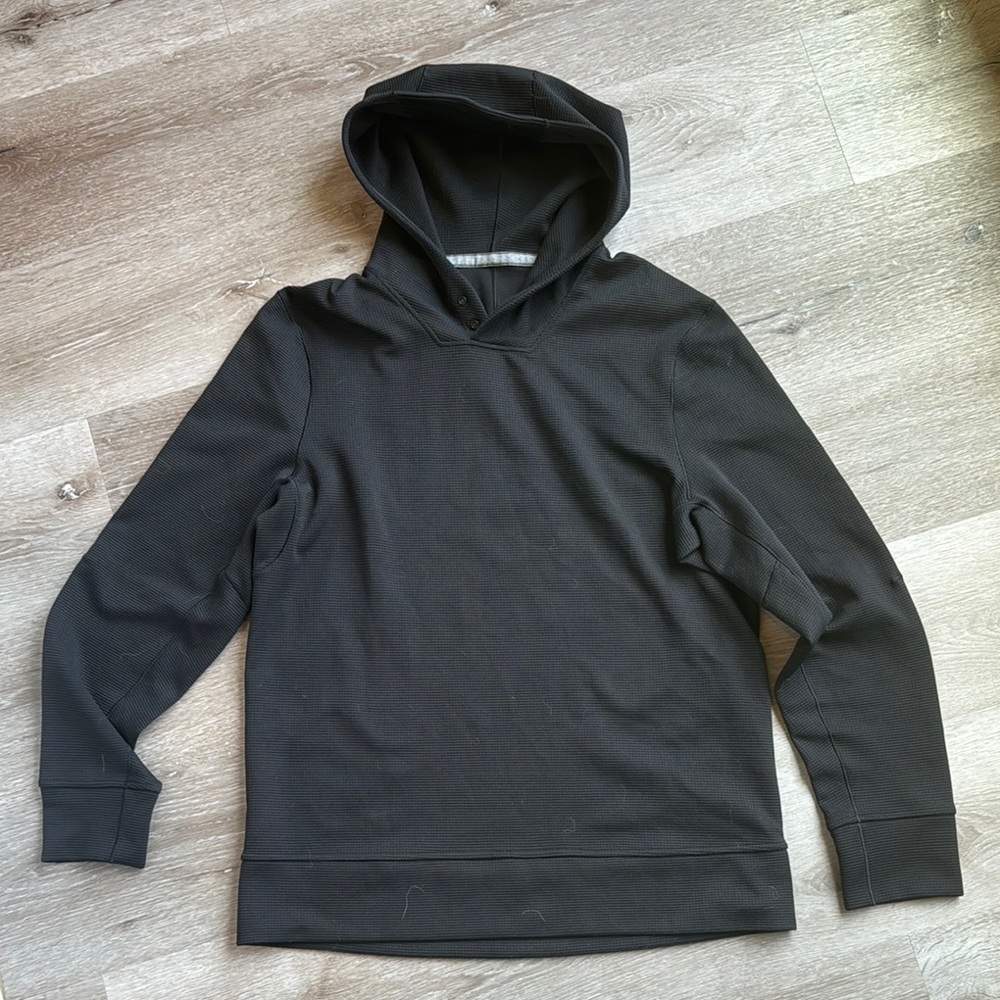 Men's Lululemon Black Snap Hoodie